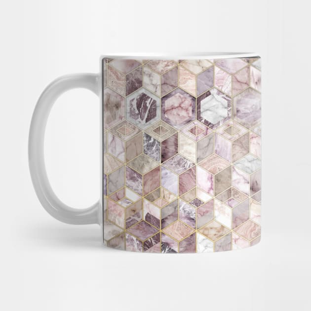 Blush Quartz Honeycomb by micklyn